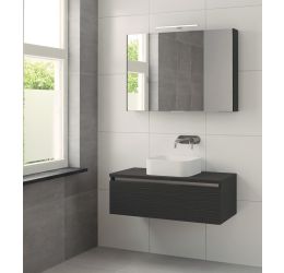 Ensemble de meubles de salle de bains Faro 100 cm
